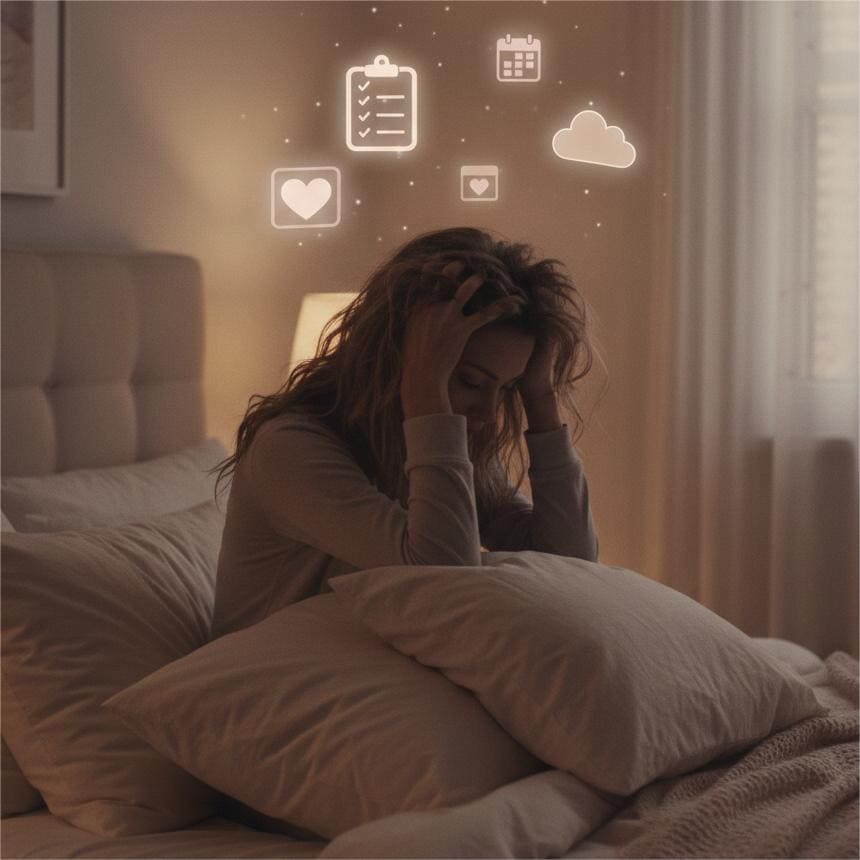 Quand le mental prend toute la place : pourquoi la charge mentale coupe le désir - Jardin Intime