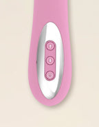 Zoom sur les boutons du Vibromasseur Hand Jardin Intime – commandes ergonomiques