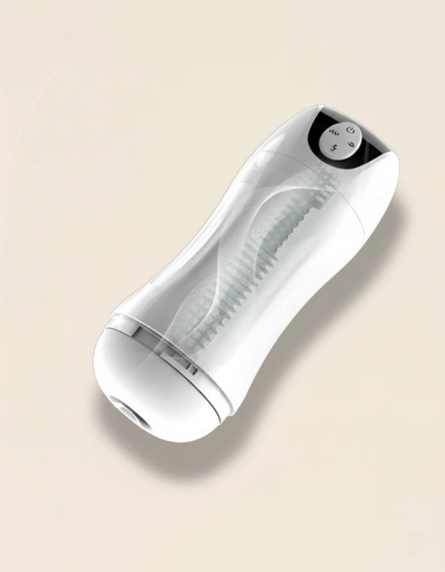 AéroPulse 5D avec gaine interne visible, technologie d’ondes et contractions réalistes