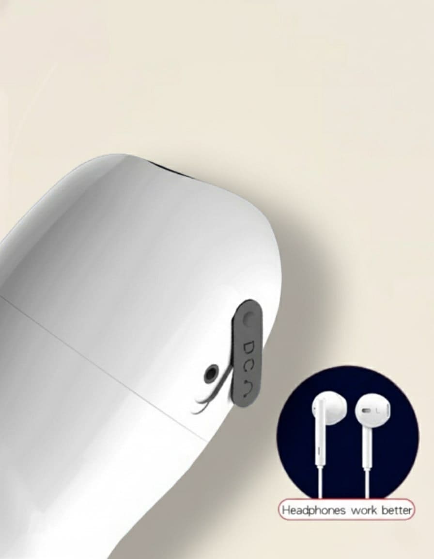 Masturbateur AéroPulse 5D avec port jack pour sons immersifs, expérience sensorielle amplifiée