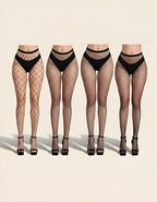 Collants Résille Ultra - Sensuels pour jambes hypnotiques. - Jardin Intime