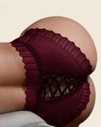 Culotte Ajourée Sexy – Dentelle Stretch & Découpe Croisée – Jardin Intime - Jardin Intime