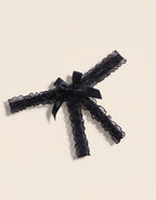 Culotte Ouverte en Dentelle avec Nœud Satin – Ultra Sexy & Extensible - Jardin Intime