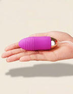 “Oeuf vibrant télécommande – 12 vitesses / Waterproof / Recharge USB - Jardin Intime