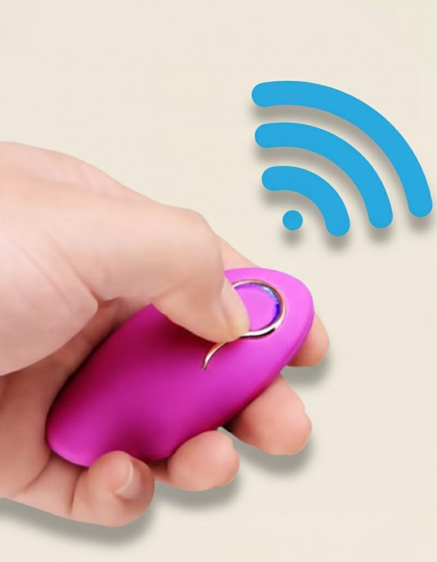 “Oeuf vibrant télécommande – 12 vitesses / Waterproof / Recharge USB - Jardin Intime