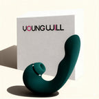 Stimulateur Duo Émeraude – Succion Air Pulse + Vibrations Profondes + Licking/Thrusting - Jardin Intime