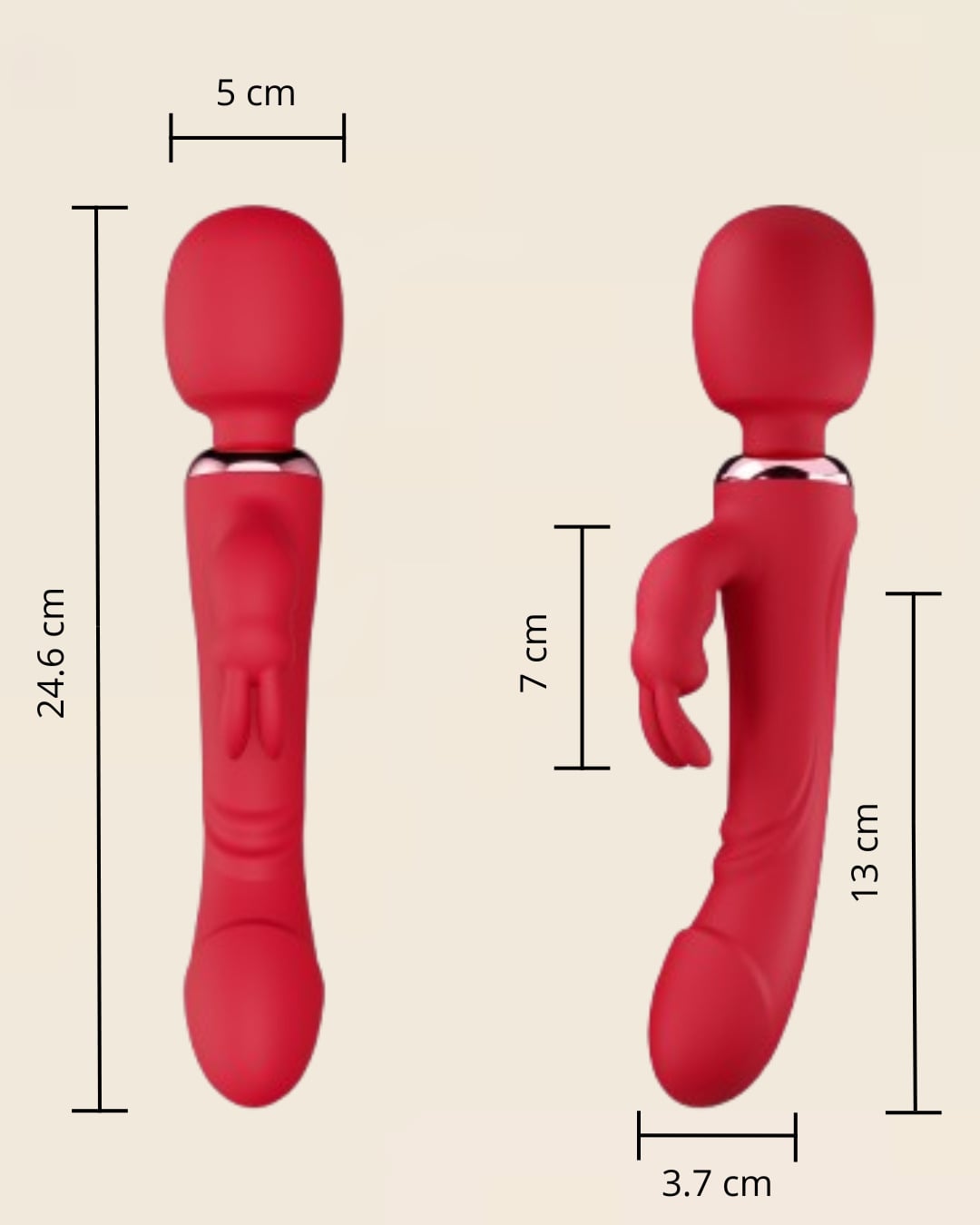 Vibromasseur 2-en-1 Rabbit & Clitoridien — Triple Moteur - Jardin Intime