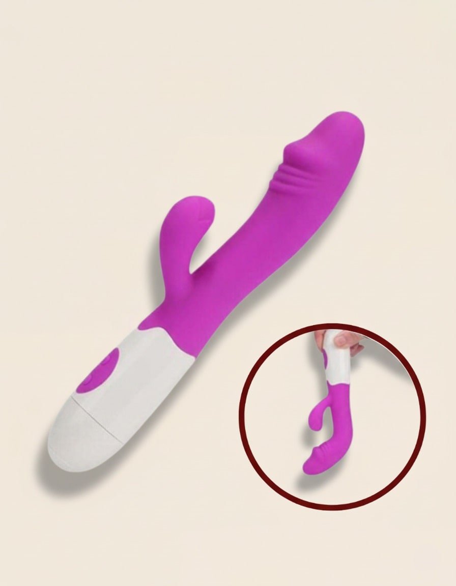 Vibromasseur Rabbit 30 Vitesses – Double Stimulation Clitoris & Point G - Jardin Intime