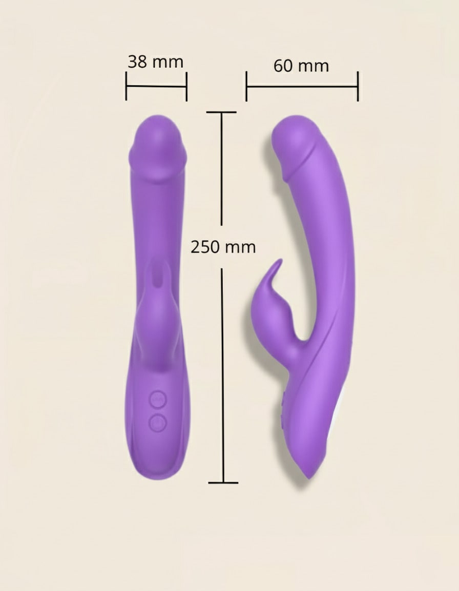 Vibromasseur Rabbit Duo Élite – Double Moteur, Double Plaisir - Jardin Intime